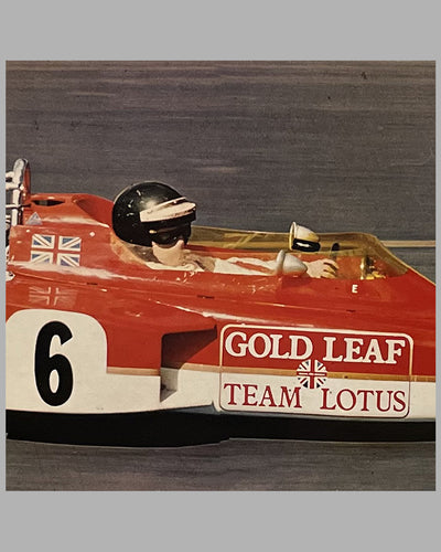 Jochen Rindt – Lotus Ford 72 long period poster 2