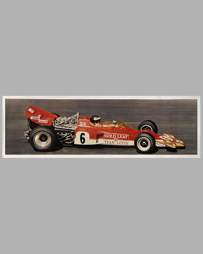 Jochen Rindt – Lotus Ford 72 long period poster
