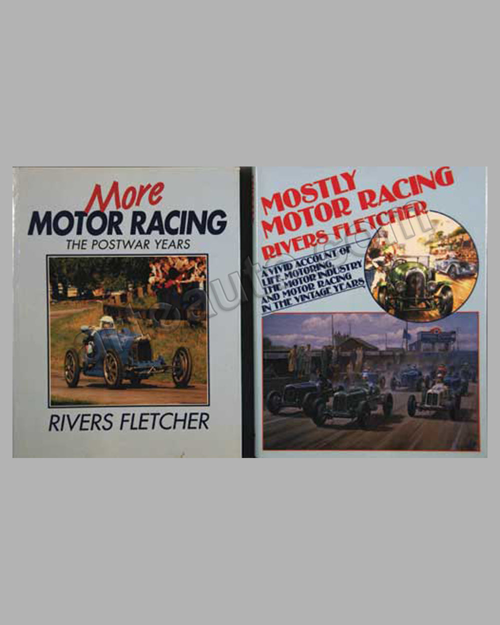 Motor Racing books by R. Fletcher - lot of 2