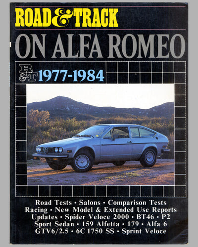 Three Road & Track on Alfa Romeo books by Brooklands 3