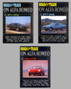 Three Road & Track on Alfa Romeo books by Brooklands