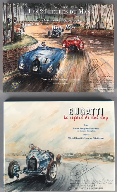 Les 24 Heures du Mans and Bugatti - Two books by Rob Roy