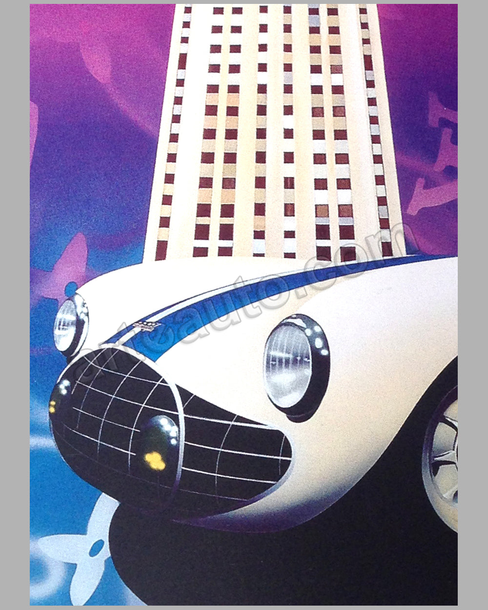 Razzia, 1993, Original Louis Vuitton Classic Car Poster, Talbot Lago  Teardrop at 1stDibs