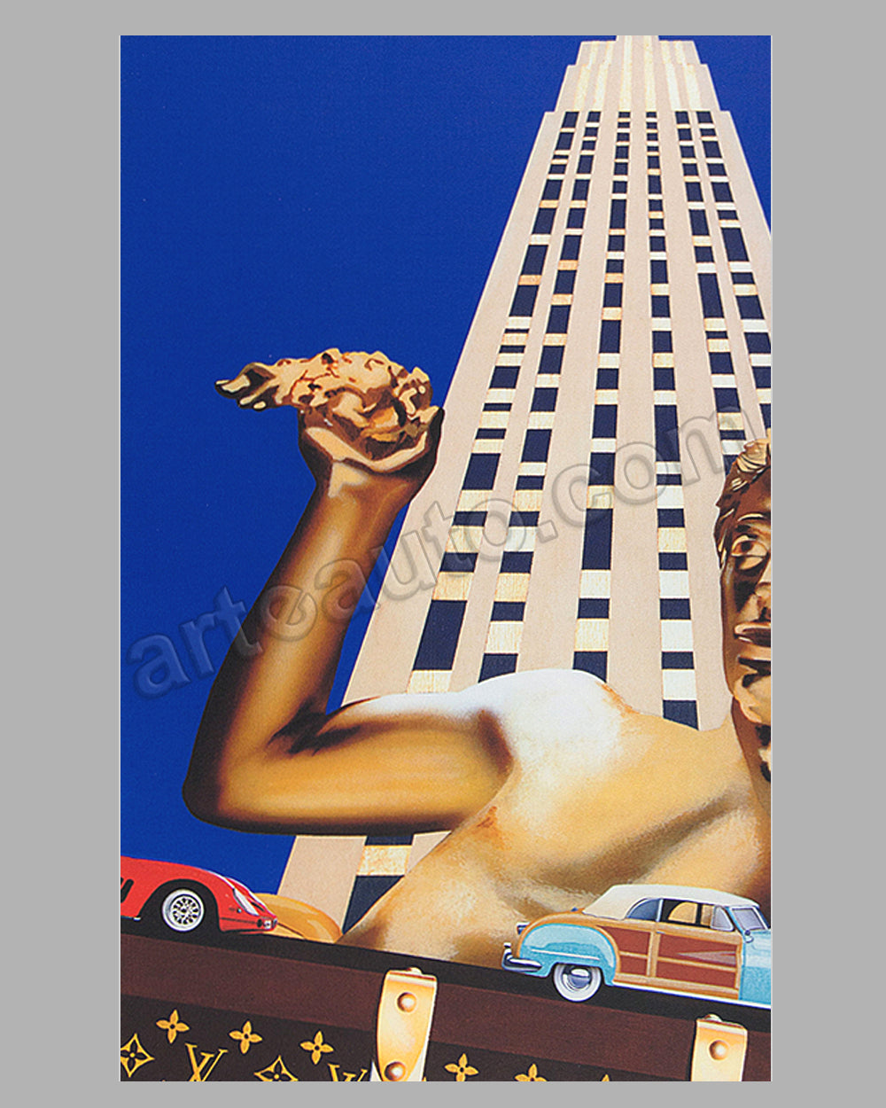 Louis Vuitton Classic at Rockefeller Center 1996 large poster by Razzia  Temporarily Out of Stock$625.00