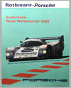 1985 World Endurance Manufacturer Champion Porsche Victory Poster