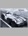 Roy Salvadori 1959 Le Mans autographed b&w photograph