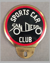 Sports Car Club of San Diego collectible badge