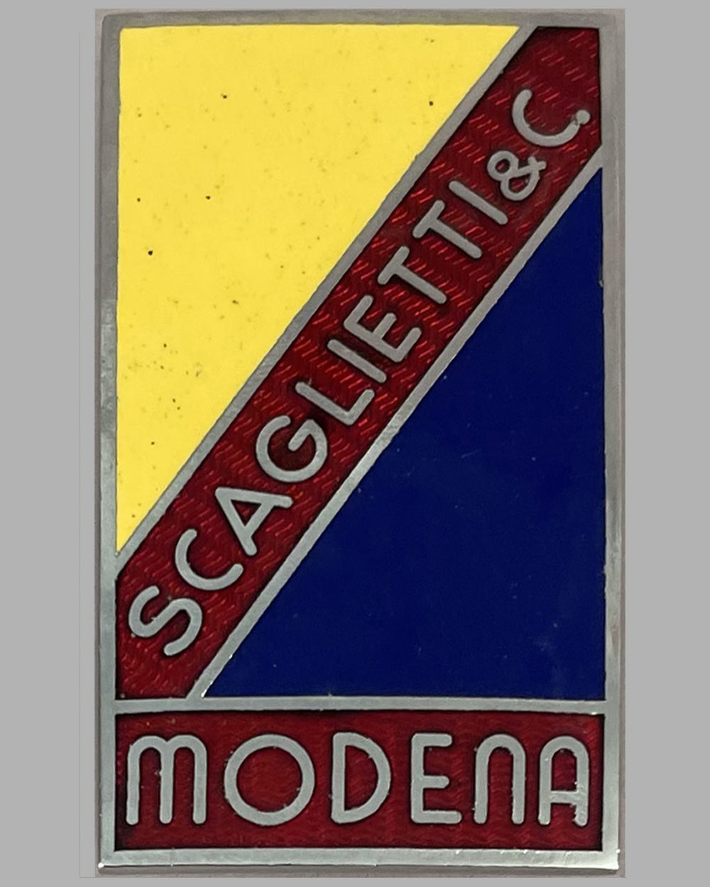 Scaglietti &amp; Co. Modena fender badge