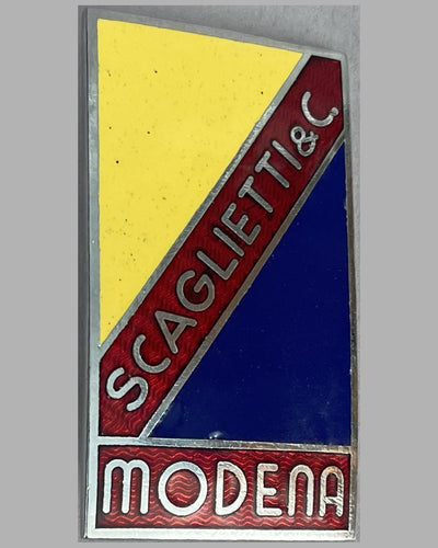Scaglietti & Co. Modena fender badge 2