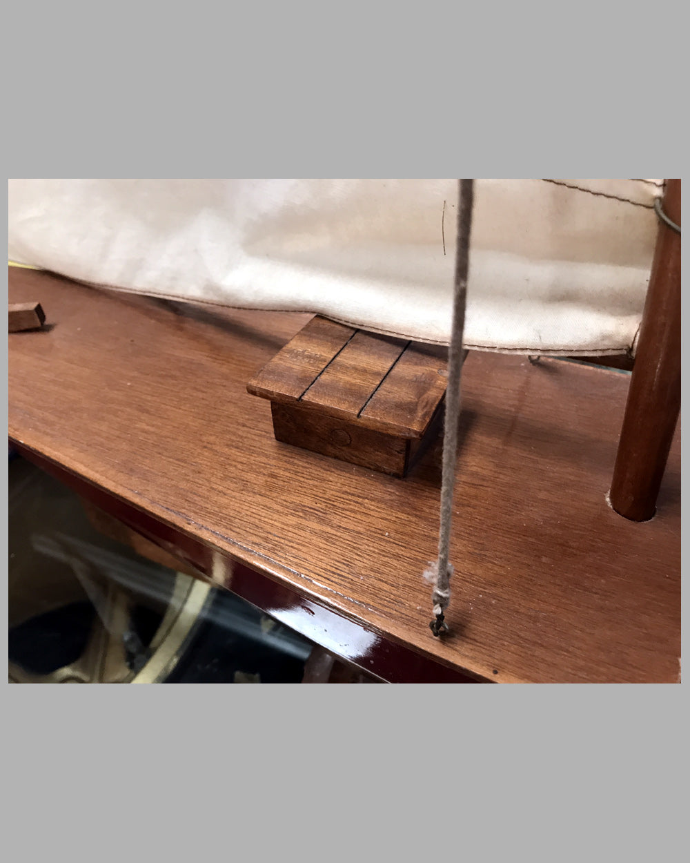 Wooden Two Masted Schooner model sailboat 2