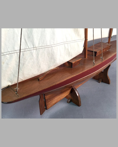 Wooden Two Masted Schooner model sailboat 3
