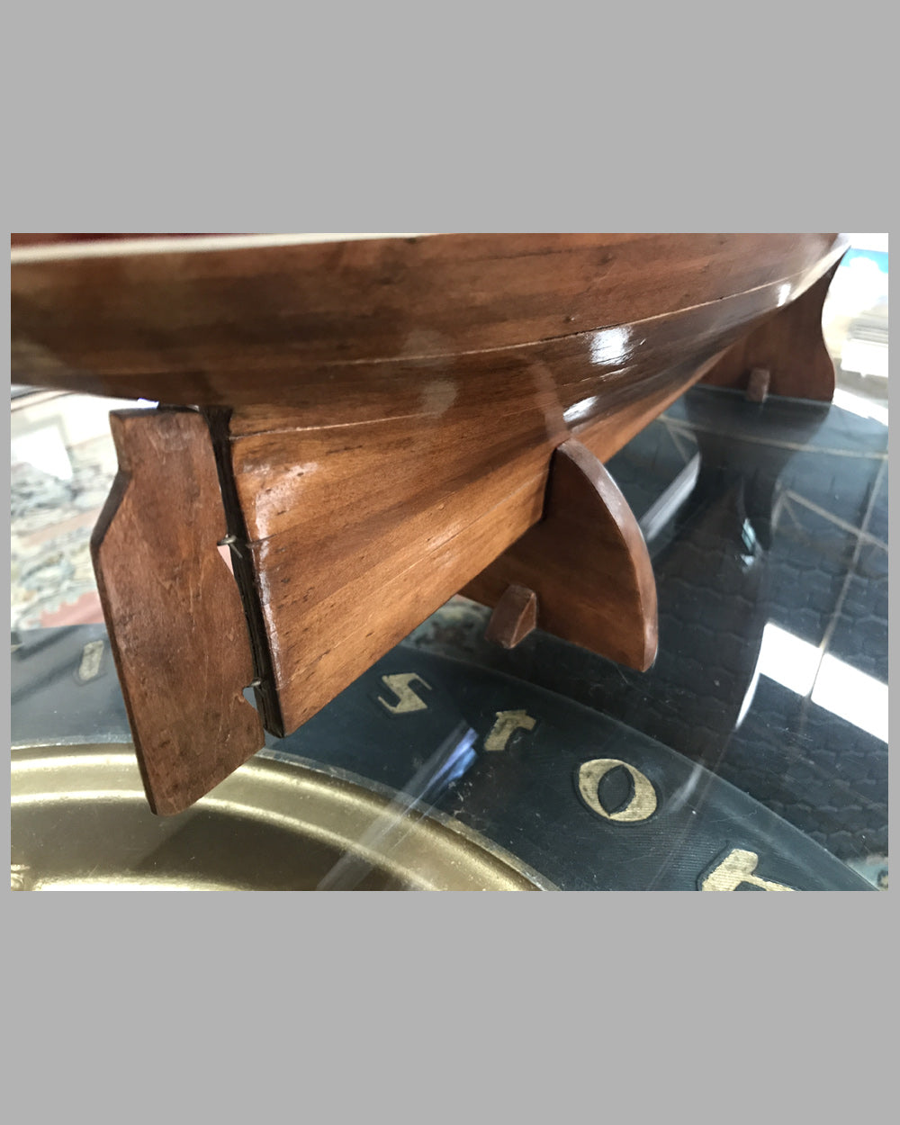 Wooden Two Masted Schooner model sailboat 9