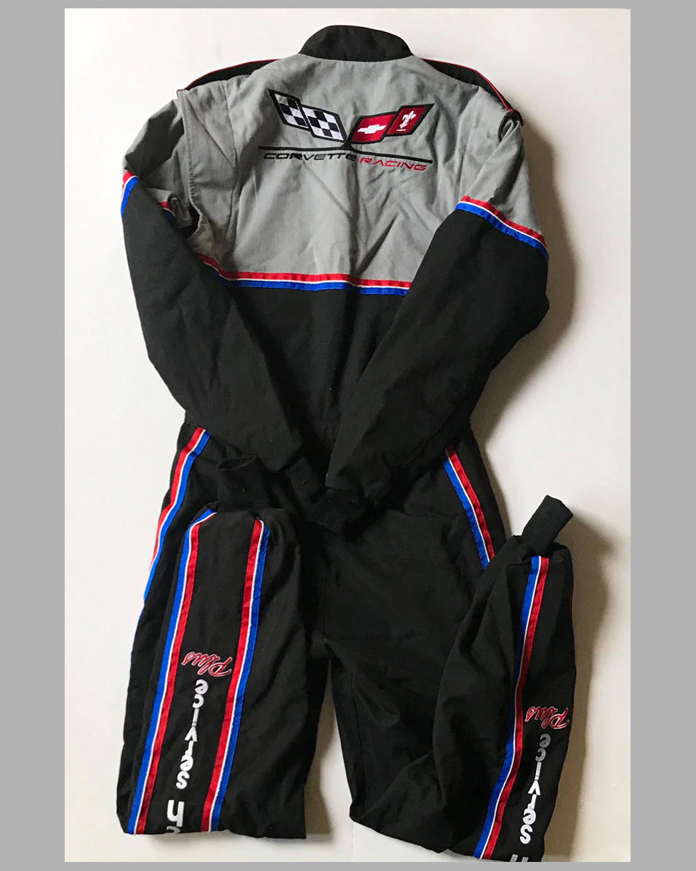 Scott Sharp Corvette C5-R suit by Simpson, autographed 2