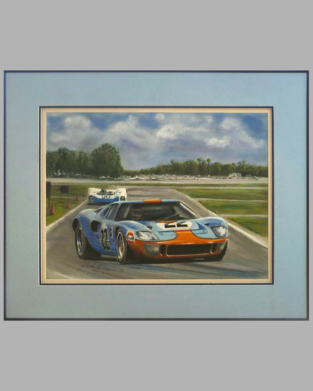 1969 - 12 Hours of Sebring painting by Jack Lane