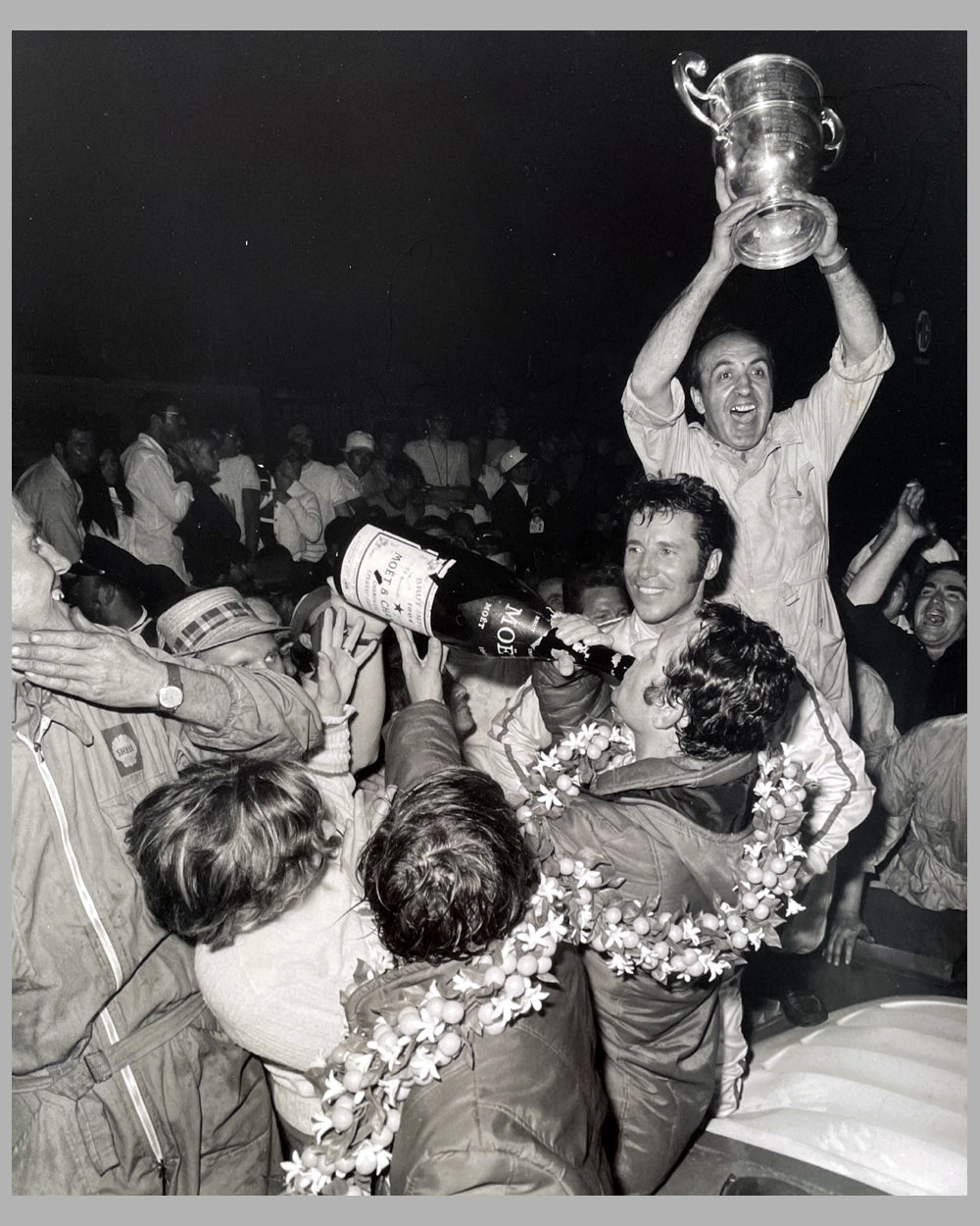 12 Hours of Sebring 1970 victory lane photograph by Bill Warner 2