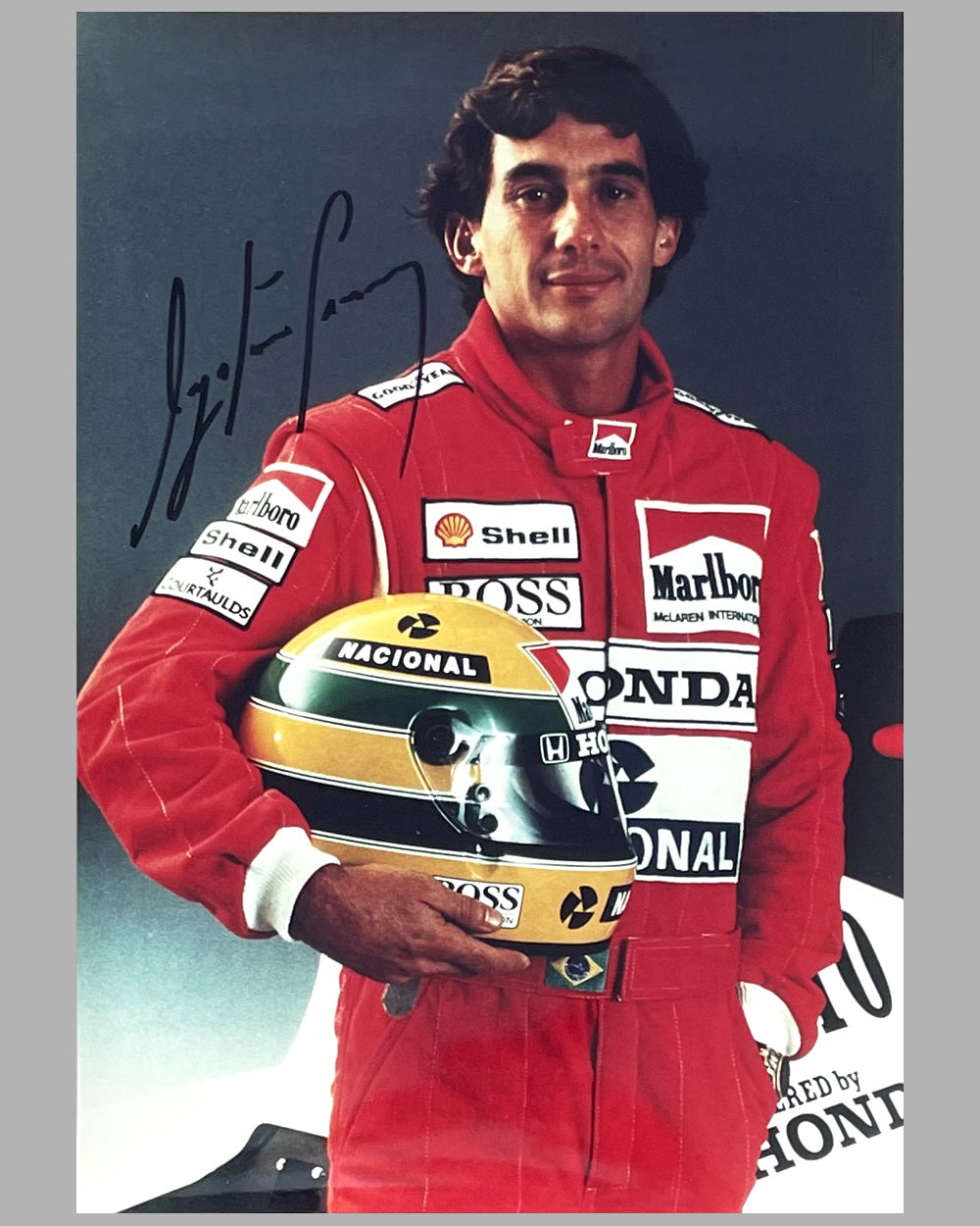 Wallpaper Ayrton Senna legend Canvas Print for Sale by renihanisa