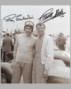Roy Salvadori and Carroll Shelby sepia photograph 2