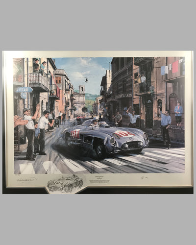 Sicilian Magic print by Nicholas Watts, autographed by Stirling Moss 2