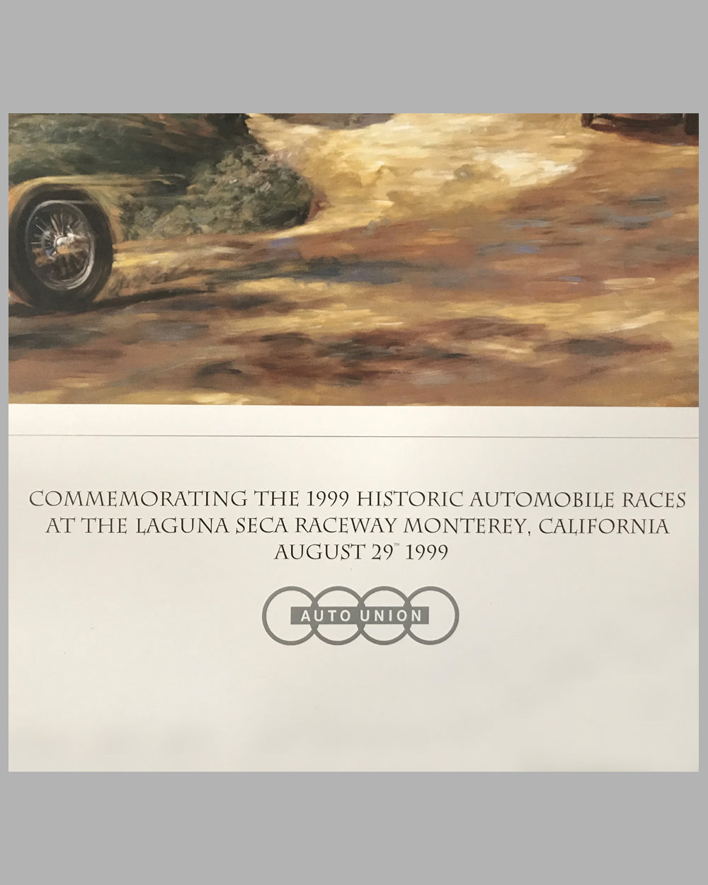 Silver Arrows at 1938 GP Donington print by John Gable 2