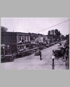 Small town Michigan Downtown 1941 large period photograph