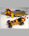 Speedway Special #12 midget racer model with trailer open engine 2