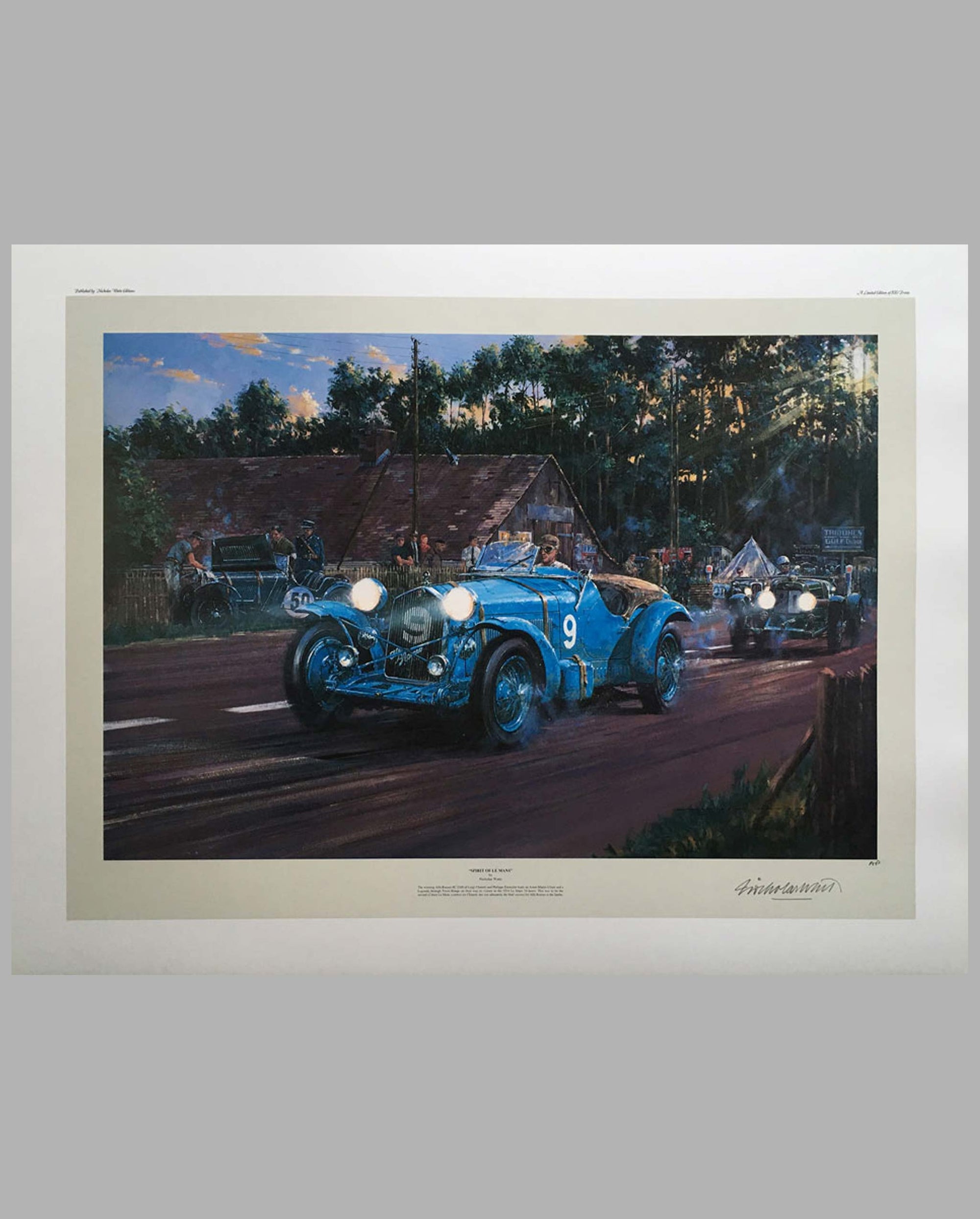 Spirit of Le Mans Print by Nicholas Watts, Limited Edition, signed