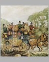 Stage Coach lithograph by Dorothy Hardy 3