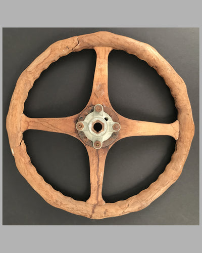 Vintage wood steering wheel 2