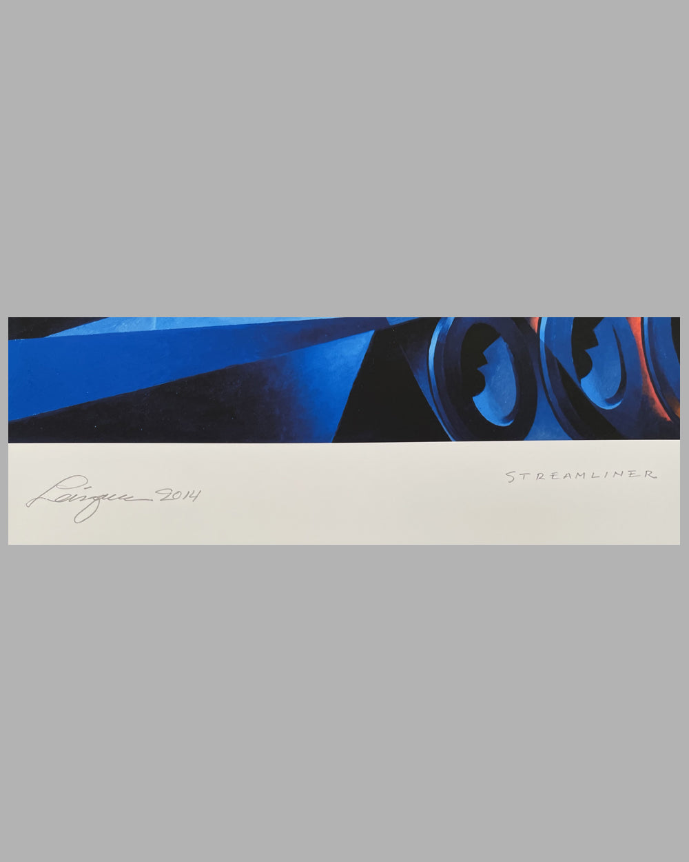 Steam Streamliner duplex giclée on paper by Alain Levesque, 2014 3