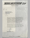 Three Team Surtees letters on company stationery between Malcom Currie at Watkins Glen 2