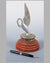 Swan mascot on radiator cap