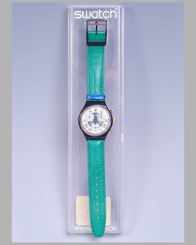 Nautical themed Swatch wrist watch