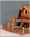 Swiss Log Barn diorama by Dale Daigle, USA 2
