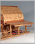 Swiss Log Barn diorama by Dale Daigle, USA 3