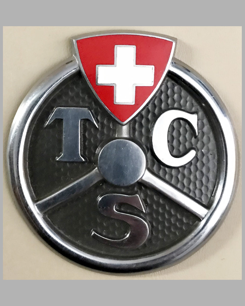 Touring Club of Switzerland badge, 1950&#39;s