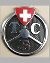 Touring Club of Switzerland badge, 1950's