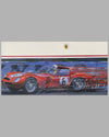 Ferrari 330 LM/TR The Last Testa Rossa - original painting by Nicholas Watts, autographed by Phil Hill and Olivier Gendebien 2