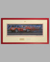 Ferrari 330 LM/TR The Last Testa Rossa - original painting by Nicholas Watts, autographed by Phil Hill and Olivier Gendebien