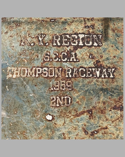 Four late 1950's Thompson Raceway trophies 7