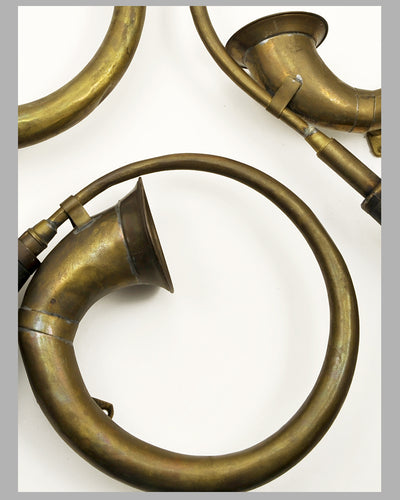 Three Brass Bulb Horns 3