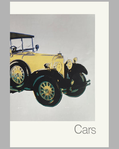 Mercedes Tourenwagen 1925 poster by Andy Warhol 3