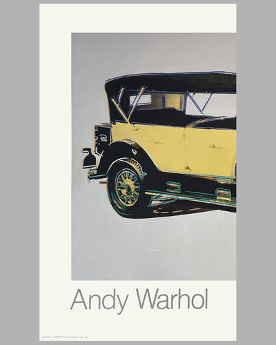 Mercedes Tourenwagen 1925 poster by Andy Warhol 4