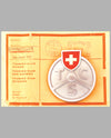 Touring Club Suisse member’s badge, mid-1950’s