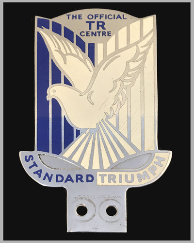 The Official TR Center Standard Triumph car badge