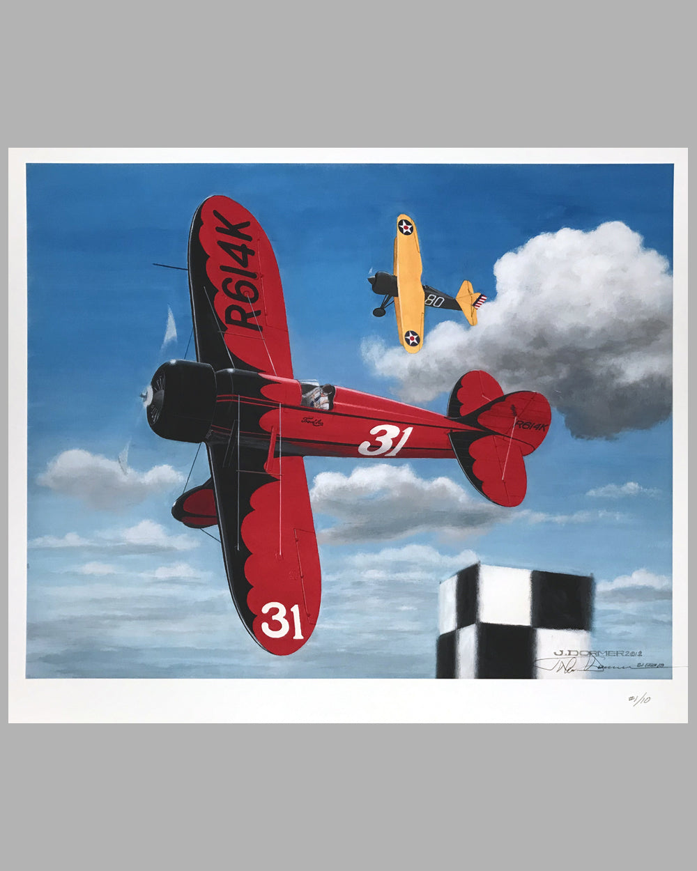 Travel Air Type R Mystery Ship giclee by John Dormer (USA)