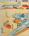 Un Terrain d’Aviation multicolor lithograph c. 1954 2