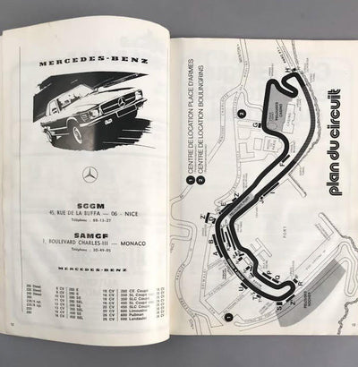 1974 Monaco Grand Prix Program
