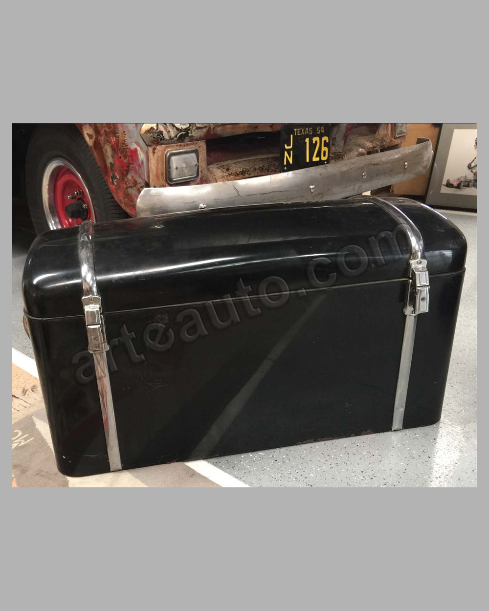 Vintage car luggage hot sale