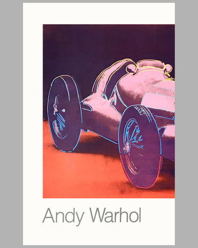 Cars by Andy Warhol - Mercedes Benz W125 GP Poster 4