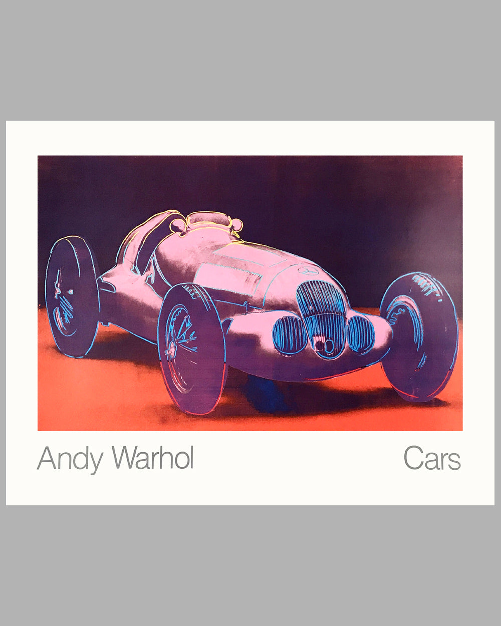Cars by Andy Warhol - Mercedes Benz W125 GP Poster